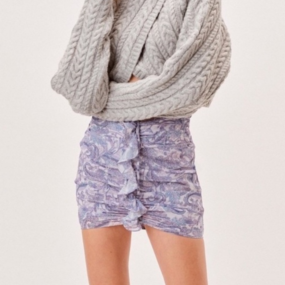 For Love & Lemons Annabelle Mini Skirt